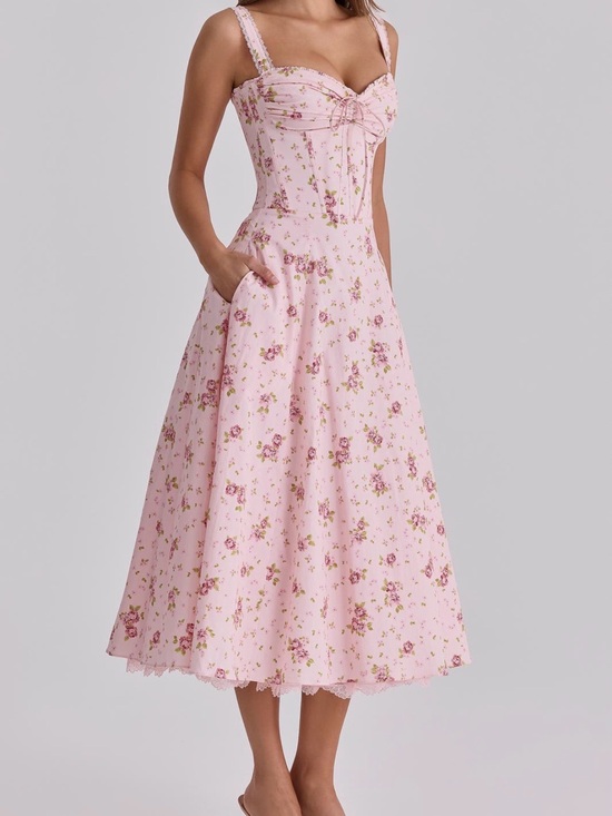 House of CB Dresses & Skirts - Rosalee Floral Stretch
Cotton Petticoat Dress